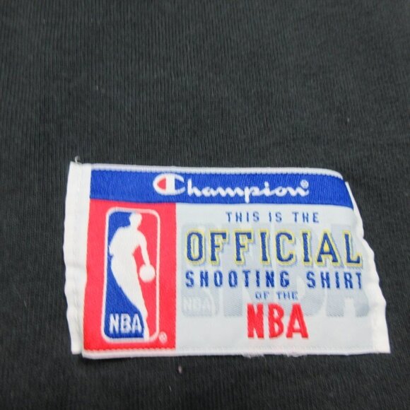 Vintage Champion mens Chicago Bulls sewn MJ Jordan Pippen shooting shirt XL - Picture 6 of 7